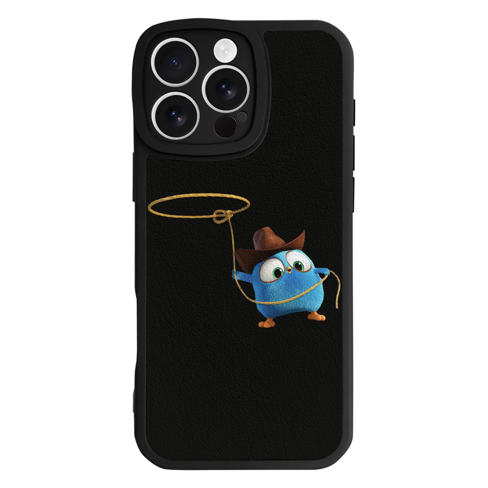 （画像用） Angry Birds アングリーバード 【iPhone 16シリーズ対応】シリコンスマホケース（レザー調） 材質：シリコン